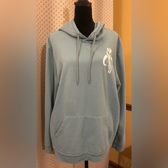 Star Wars Mandalorian Bounty Hunter Green Hoodie - Picture 2 of 7